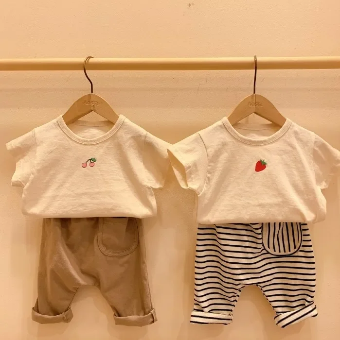 Baby Trousers Summer Slim Pants Newborn Boy Stretch Trousers Toddler Boys Girl Clothes Solid Color Infant Clothing for Kids