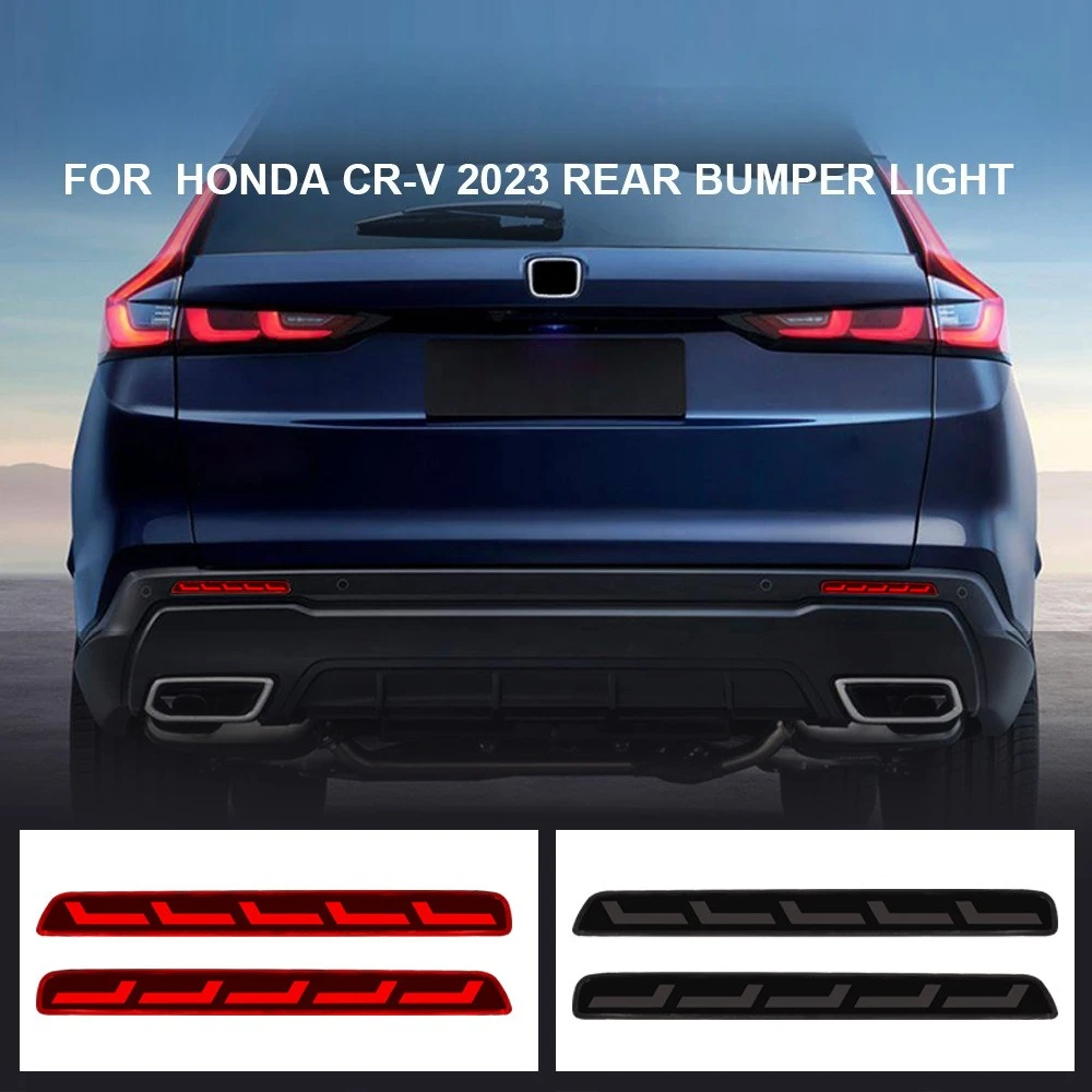 

Для Honda CRV CR-V 2023 светодиодный отражатель заднего бампера стоп-сигнал DRL стример указатели поворота 12 В дневной свет задний противотуманный фонарь