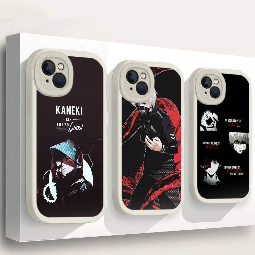 228POL Tokyo ghoul Anime Soft Silicone Case for iPhone 15 Plus 14 13 12 11 X XS XR Pro Max Mini 8 7 Plus