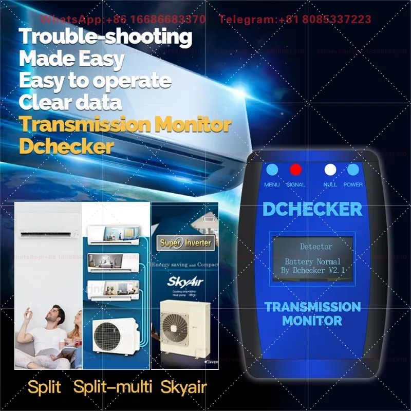 Transmission Monitor Dchecker  Split/Multi-Split SkyAir Services Troubleshooting becomes easy New