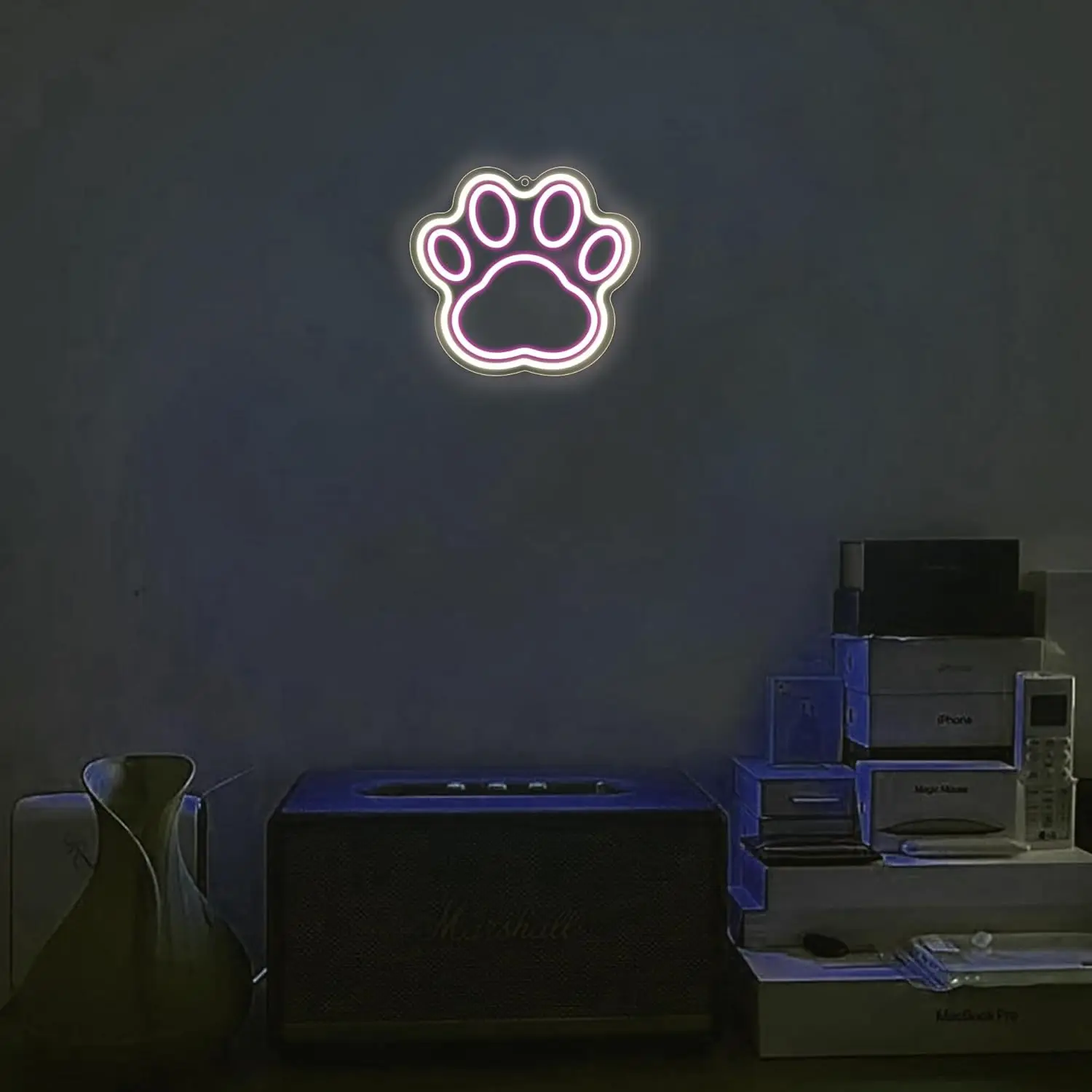 ضوء النيون باللون الوردي ، طاقة USB ، عاكس الضوء ، حفلات غرفة المعيشة ، عيد الميلاد ، أعياد الميلاد ، ديكور معلق في المنزل ، ديكور الغرفة #2