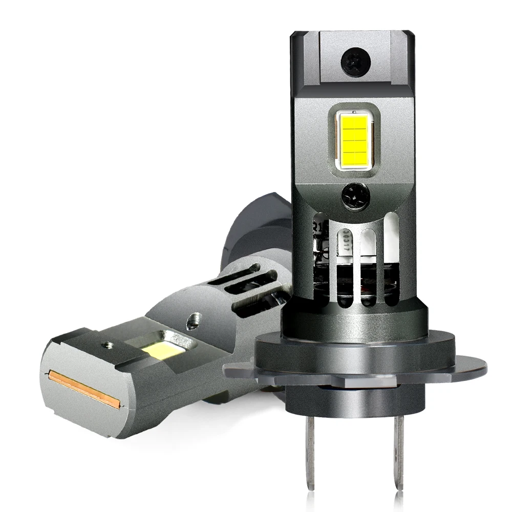 

2 шт. сверхъяркие светодиодные лампы для автомобильных фар 6000K H4 H7 H8 H11 9005 HB3 9006 HB4, размер 1:1 аналог галогеновых, подходят для автомобильных фар.