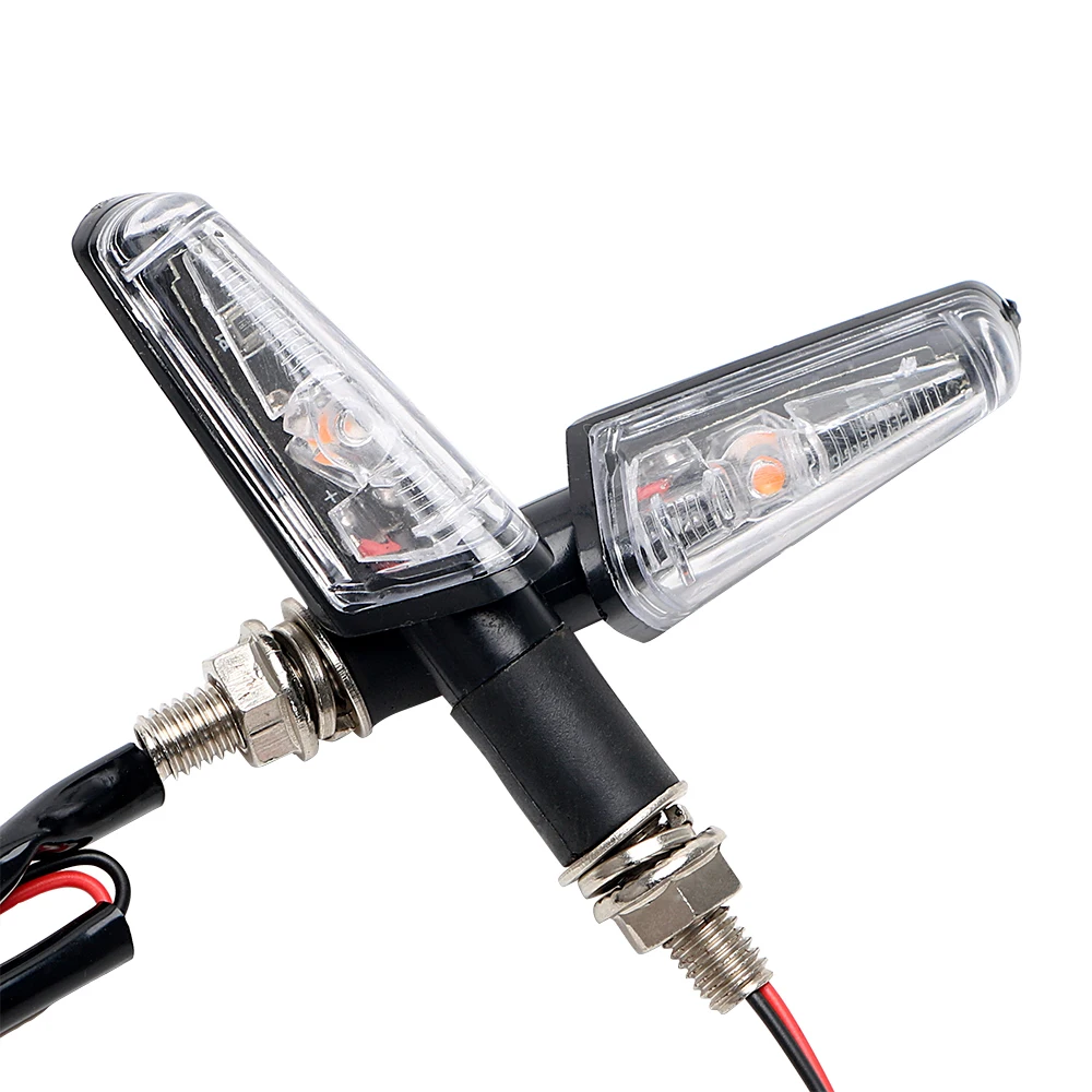 

Indicator Lamps Motorcycle Accessories LED Motos Motorcycle Turn Signal Lights Universal Blinker 2Pcs/set Amber