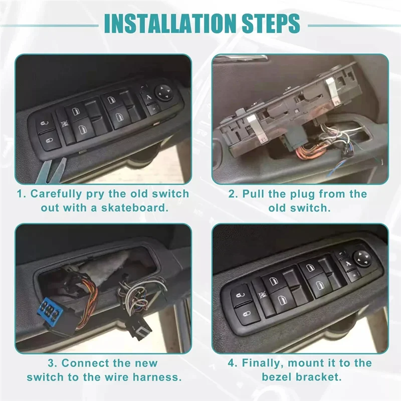 Left Drive Electric Master Power Window Switch 84040-33170 84040-06070 For Toyota Camry RAV4 RAV 4 2019 2020 2021-A54R