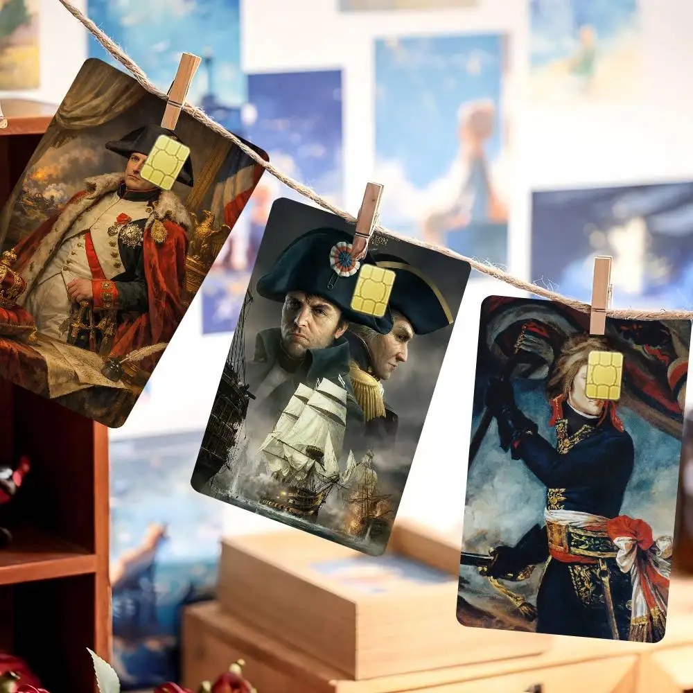 Napoleon Bonaparte art Credit Card Skin Stickers for VISA Bank Card Transportation Card Waterproof Sticker Anti-scratch Gift
