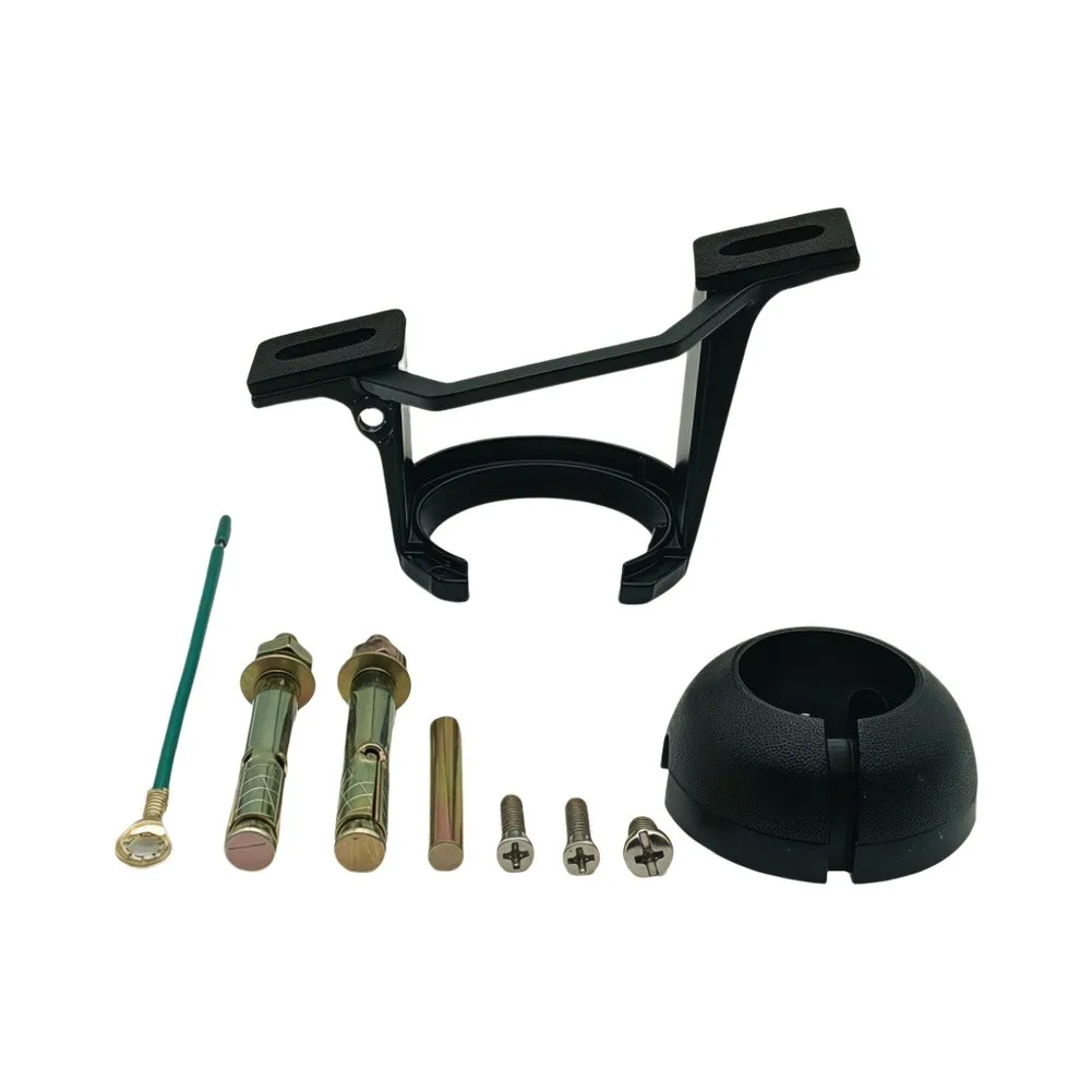 Sloped Ceiling Fan Mounting Bracket With Hanger Ball For Vaulted Angled Ceilings Up To 45 Degrees Zinc Alloy Adapter Kit Black