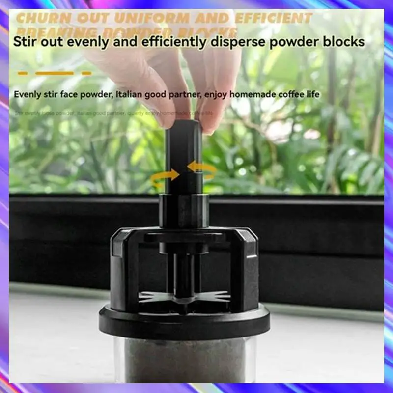 

BAAD WDT Tool Set Espresso Coffee Stirrer Distributor Adjustable Depth Espresso Stirrer Tool Rotary Coffee Powder Needle