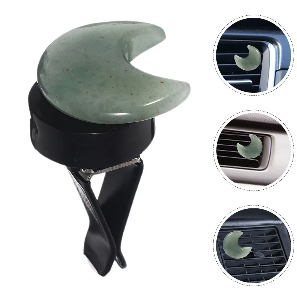 

2Pcs Moon-Shaped Car Vent Diffuser Clips Small Aroma Clips Vehicle Air Outlet Fresheners Cute Car Accessories Outlet Freshener