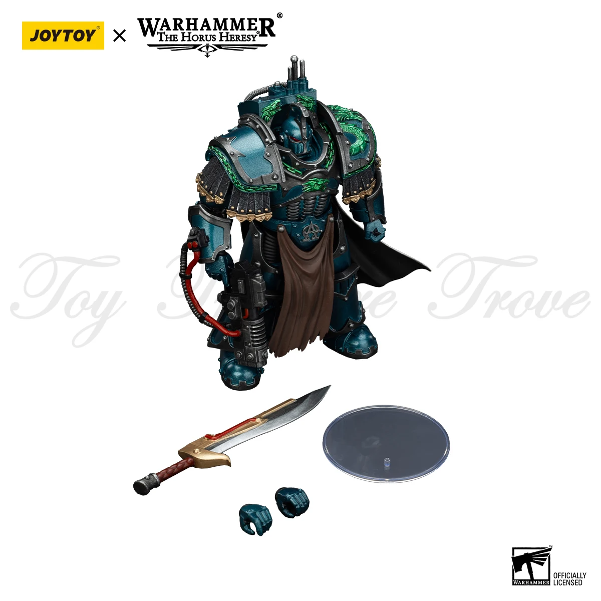 [متوفر] مجسمات الأكشن JOYTOY Warhammer 30k 1/18 Alpha Legion Legion Praetor in Cataphractii Terminator Armor