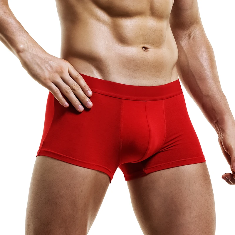 

Men's underwear, men's briefs, gifts for men born in the Year of the Pig, bright red wedding thin four-cornered