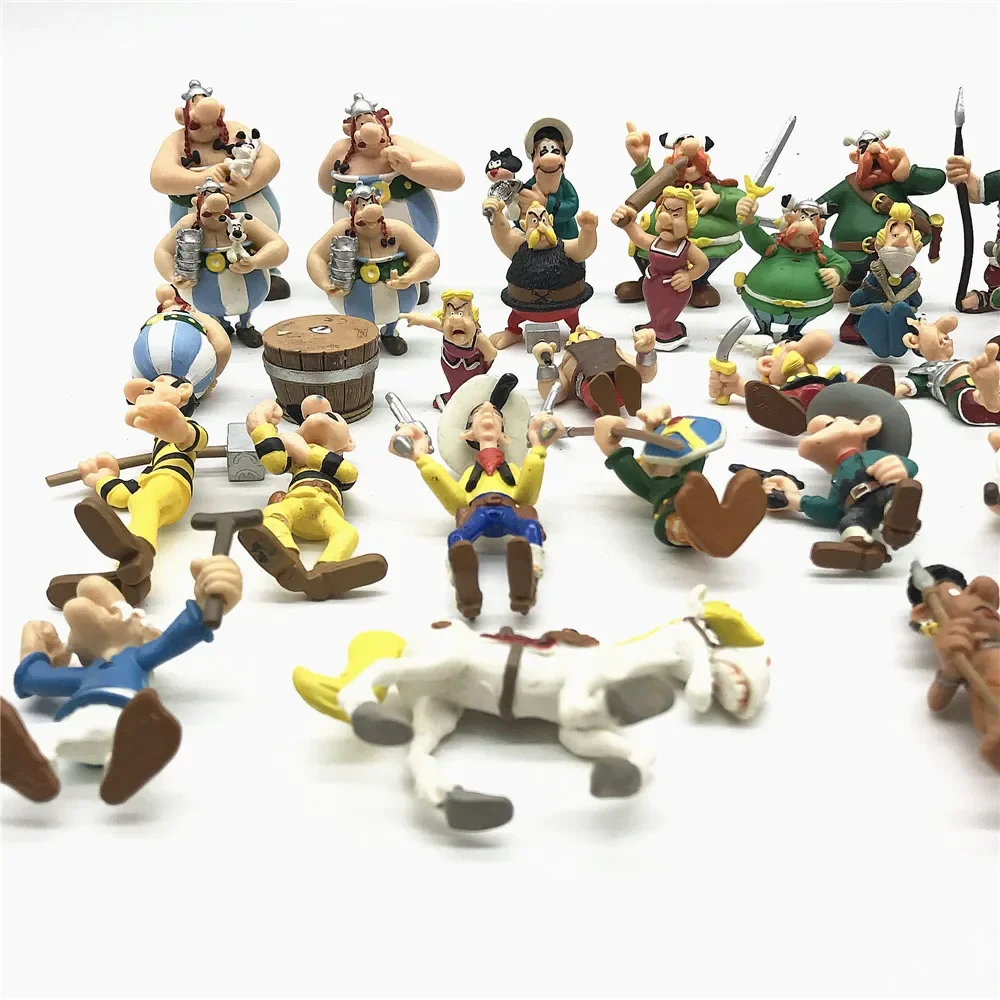 Gaul Hero Adventures Ancient European Soldiers Action Figure Toy 4.5~8 cm The Adventures of Asterix for kids toys