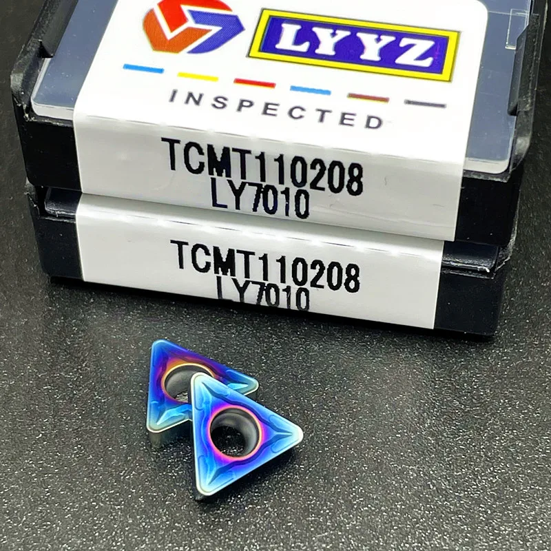 TCMT110204 Chất Lượng Cao Carbide Dụng Cụ Xoay Ngọn Lửa Màu Xanh Series Phay CNC Lưỡi Dao