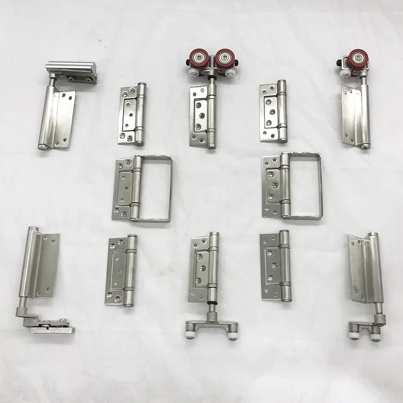 China factory 304 stainless steel folding door hinge hardware wooden door