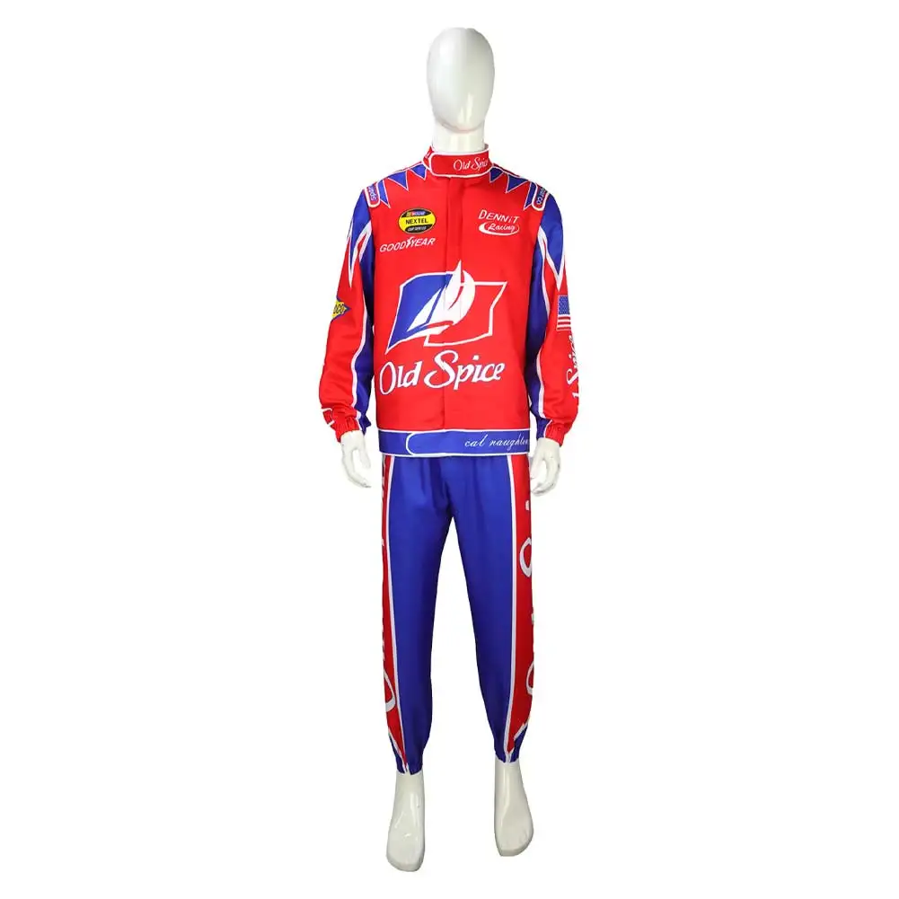 Talladega Cos Nights Cal Naughton Cosplaykostuum Volwassen Jasbroek Roleplay Outfits Halloween Carnavalsfeest Vermomming Pak