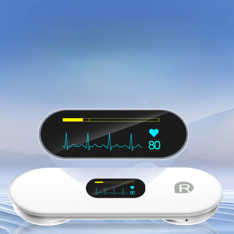 ECG monitor, electrocardiogram detector, household dynamic portable heart monitor