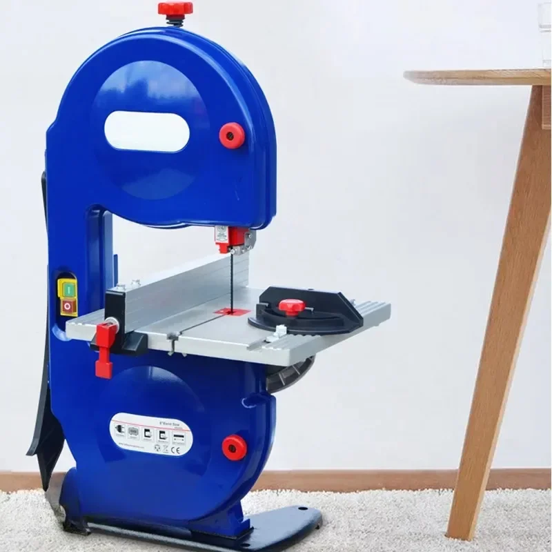 For Household Small Band Saw Joinery Cutting Machine 8 Inch Mini Vertical Sawing Machine Saw Blade Metal Cutting Band Saw