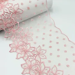 20Yards Floral Embroidered Lace Trim Skirt Hem Underwear Sewing Craft DIY Apparel Fabric Dress Lace Lingerie