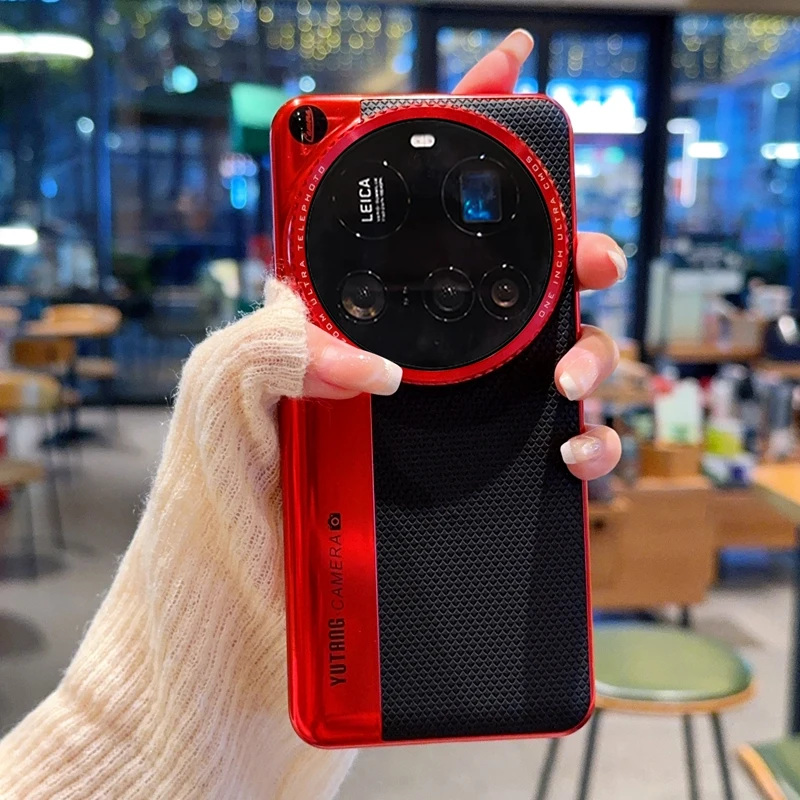 

Креативный защитный чехол для объектива камеры с гальваническим покрытием и текстурированными полосками для Xiaomi 15 Ultra Phone Fundas для Xiaomi 15 15 Pro