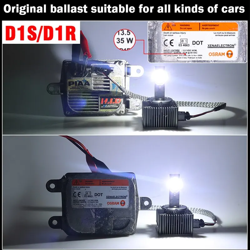 Dualvision D3S Fari LED HID D1S D2S D1R D2R D3R Turbo LED 35000LM Chip CSP bifacciale 6500K 4300K 90W Plug and Play