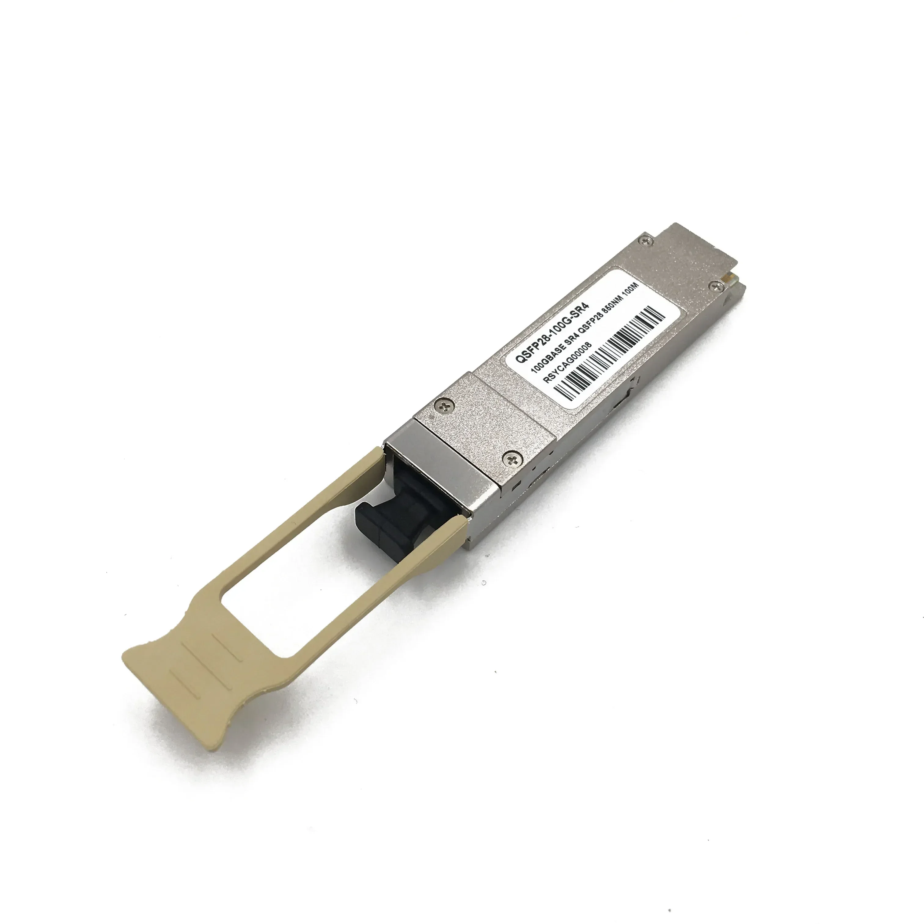 โมดูลรับสัญญาณ QSFP-100G-SR4 ดูเพล็กซ์ LC 100G 100 เมตร QSFP28 SR4