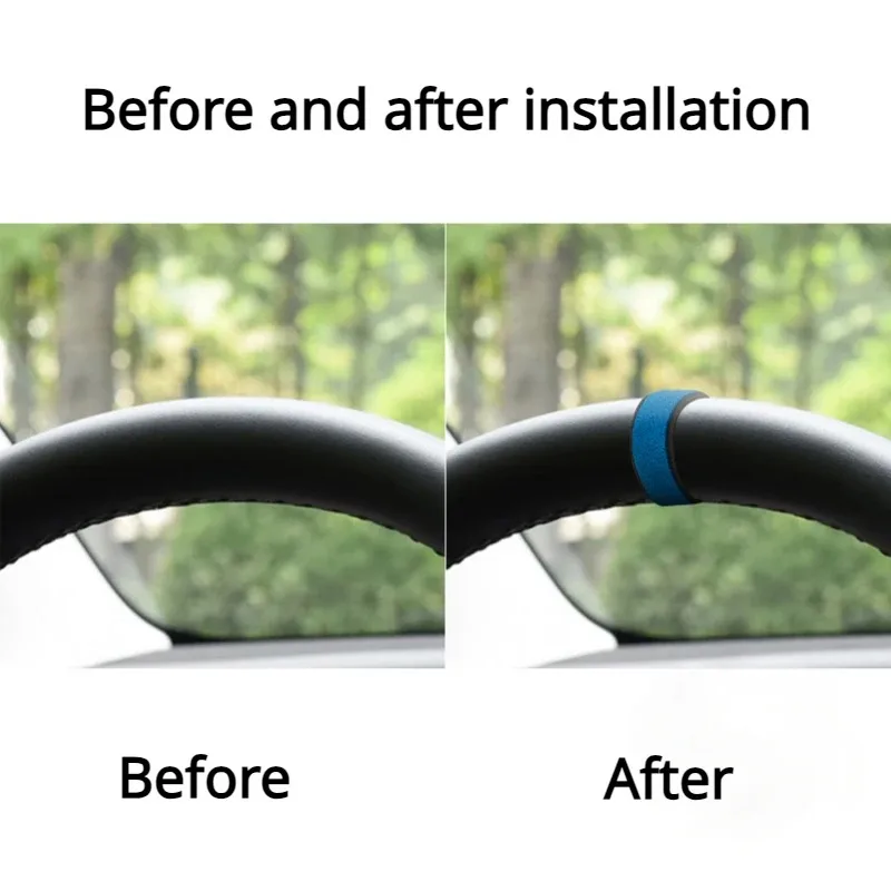 Lenkrad-Rückzeichen, dekorativer Aufkleber, Zubehör für Tesla, Mercedes-Benz, BMW, Audi, Aufkleber, Auto-Stil, Modifikation, Universal