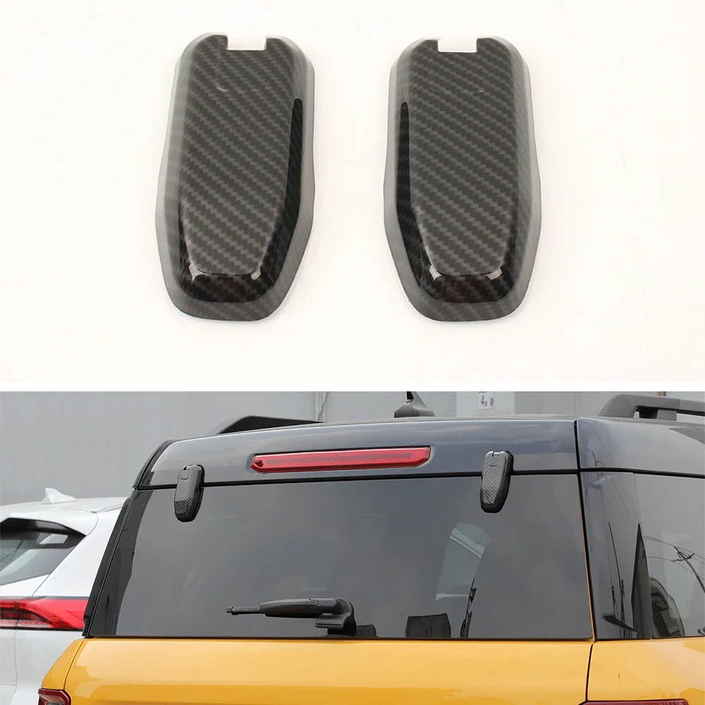 

For Ford Bronco Sport 2021 Up Car Rear Door Hinge Cover Trim Exterior ABS Styling Moldings