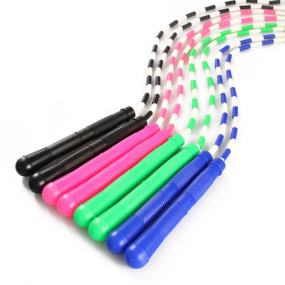 

PVC Bamboo Jump Rope Colorful Durable Soft Handles for Fitness Jumping Rope Exercise Ropes Exercise Jump Ropes