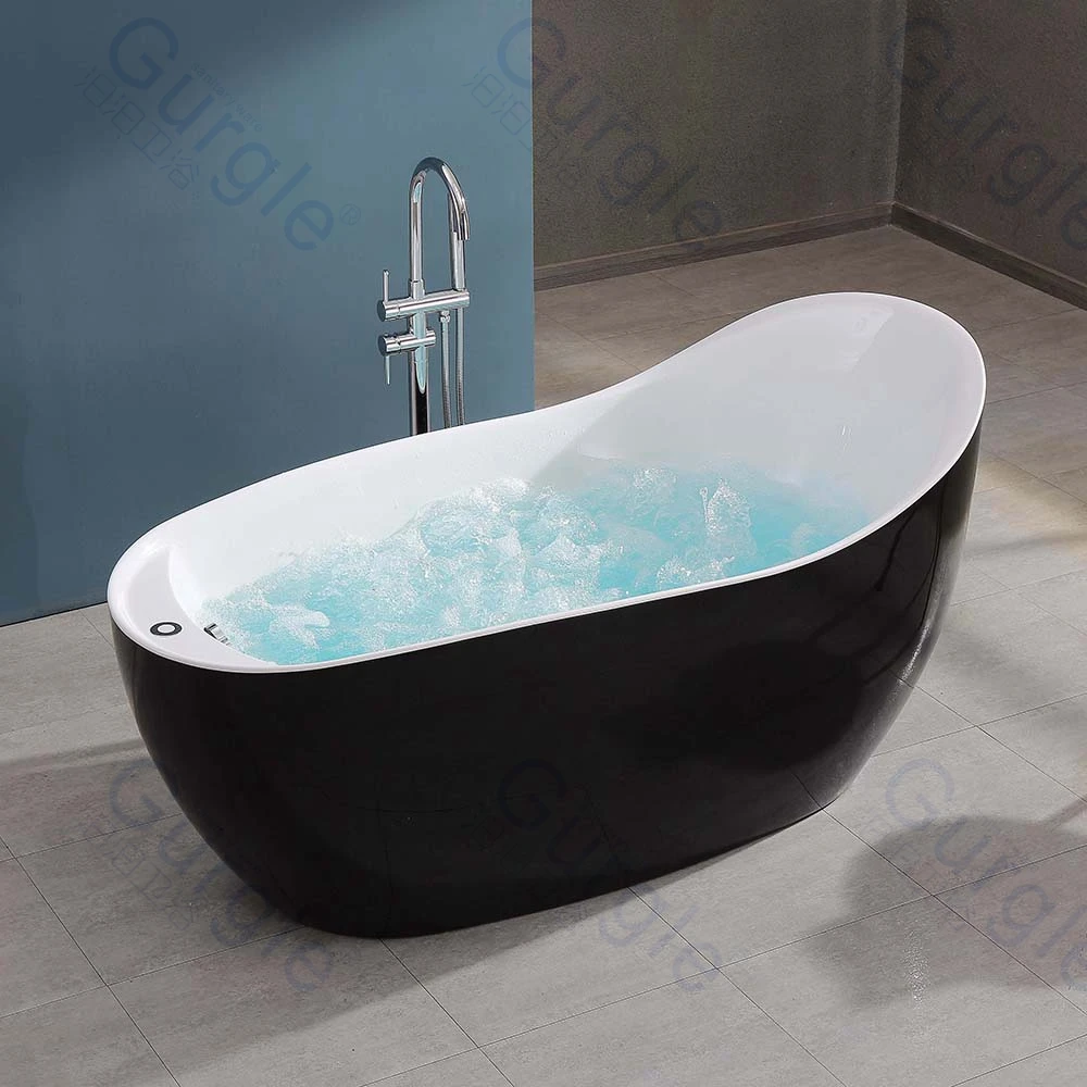 

Hot Selling Boat-Shaped Freestanding Acrylic Massage Bathtub Indoor Air Jets Whirlpools & Bathtubs