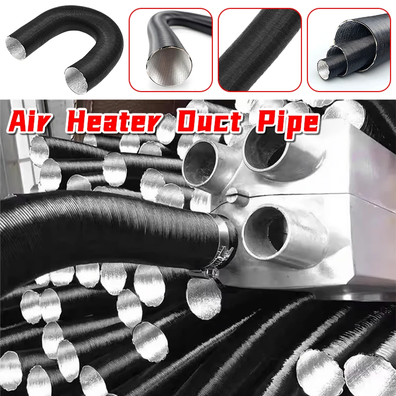 

Для автомобиля, грузовика, фургона, кемпера, стояночного обогревателя, выходной канал, трубка из алюминиевой фольги, обогреватель, воздуховод, трубка, шланг 24/42/60/75/90 диаметром