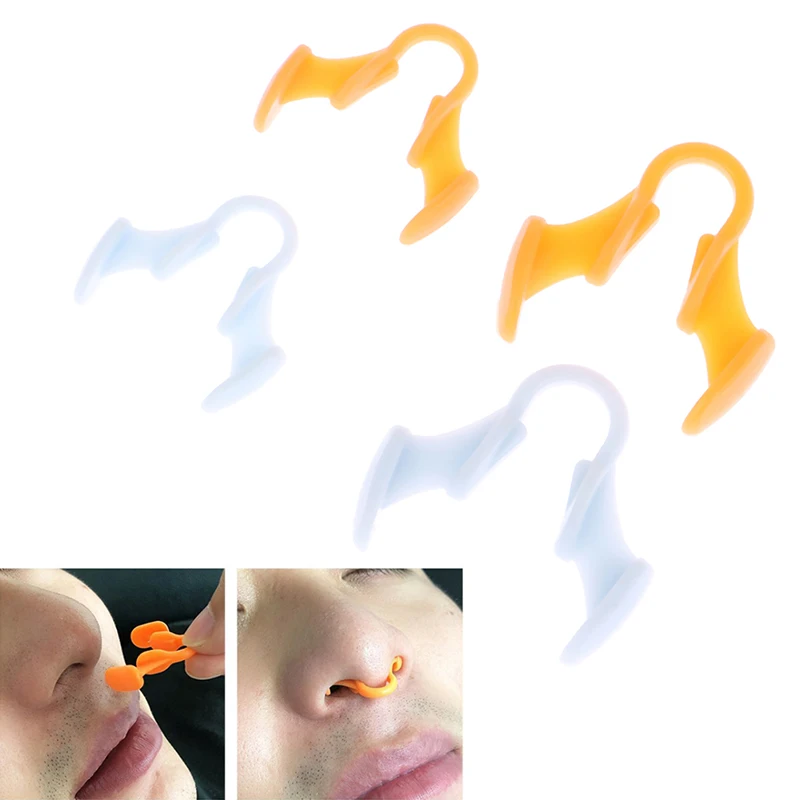 1 Pcs Mini Anti Snoring Snore Stoper Device Silicone Nose Clip Sleep Noise Guard Sleeping Tool Popular Nose Shaper Nose Clip