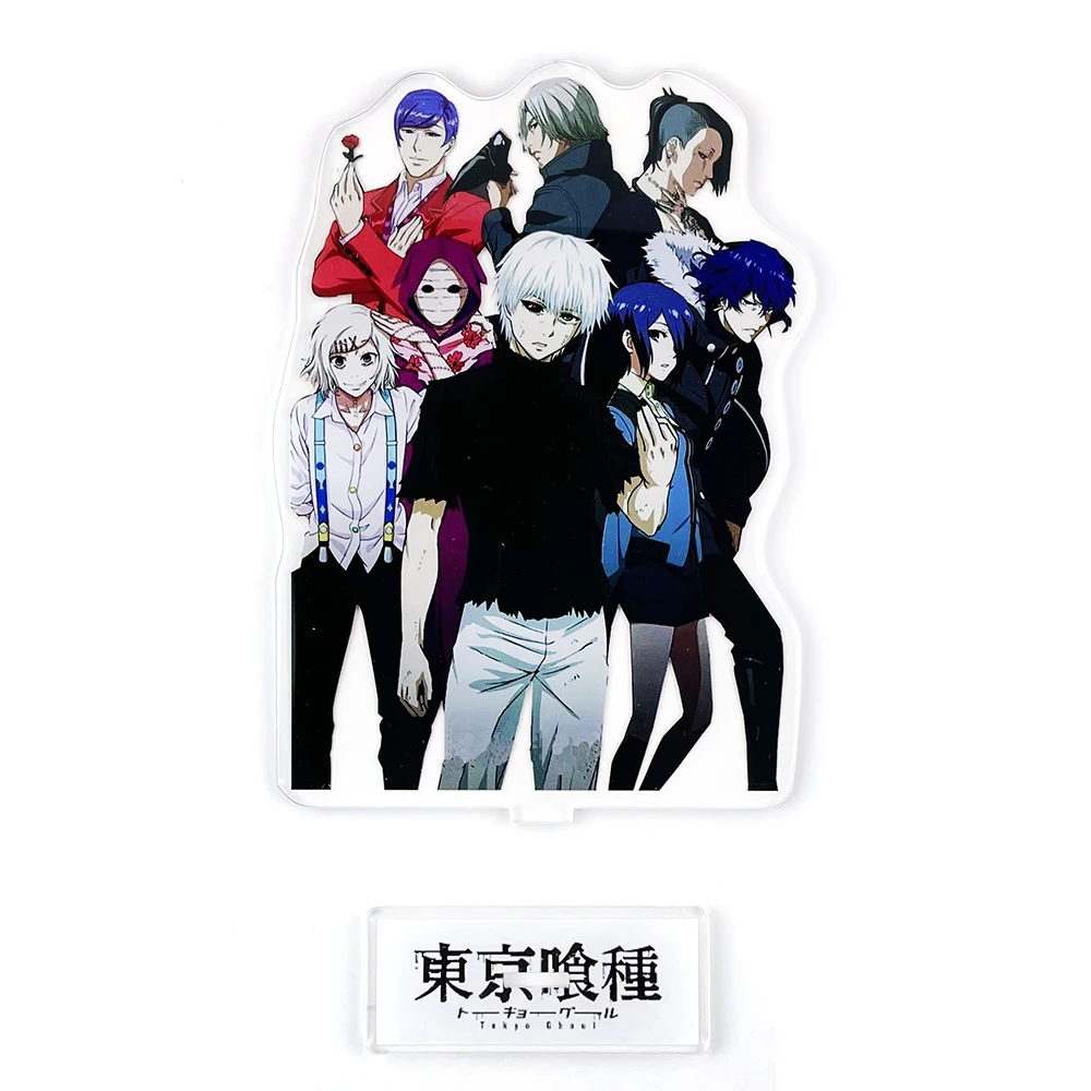 

Tokyo Ghoul Kaneki Ken Kirishima Touka Shuu Rize Saiko Kuki Suzuya Juuzou acrylic standee figurines desk decoration cake topper
