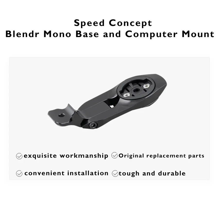 Bontrager Speed   Concept Blendr Duo Base and Computer Mount for the 3rd Generation Speed   Concept SLR; Bike Computer Mount
