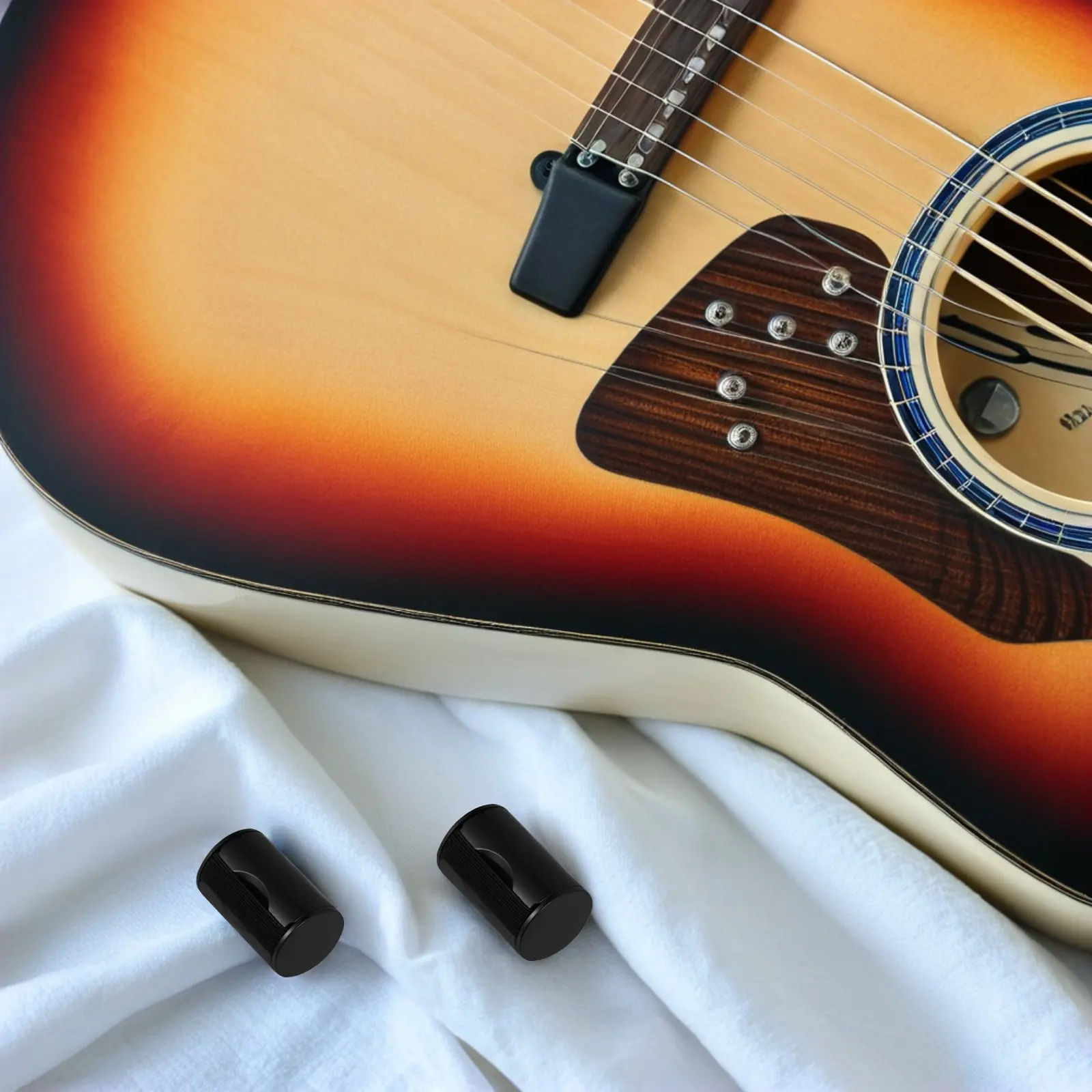 5Pcs Finger Shaker Rhythm Sand Shaker Instrument Portable Metal Plastic Ukulele Guitar Mandolin Banjo Accompaniment Finger