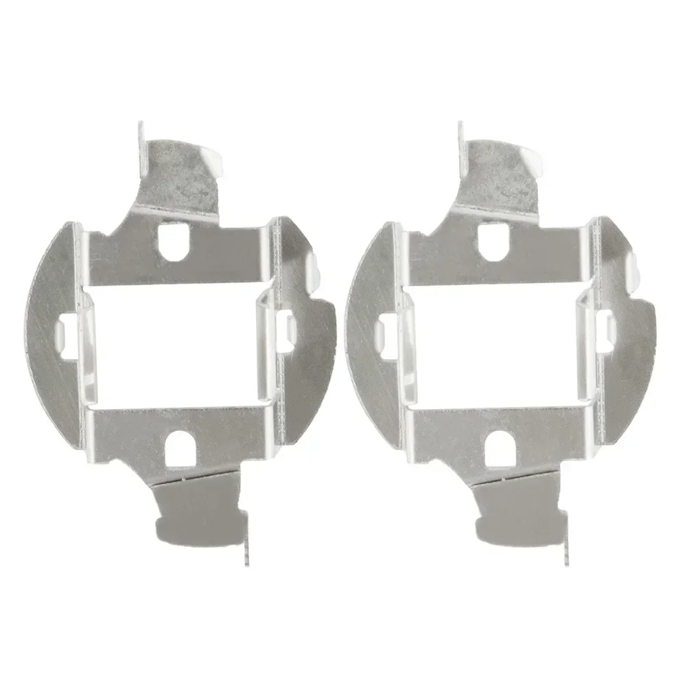 2pcs H7 HID Headlight Bulb Light Retainer Clip Sliver Adapters Holders For BMW For Mercedes Lamp Bulbs Retainer Clips