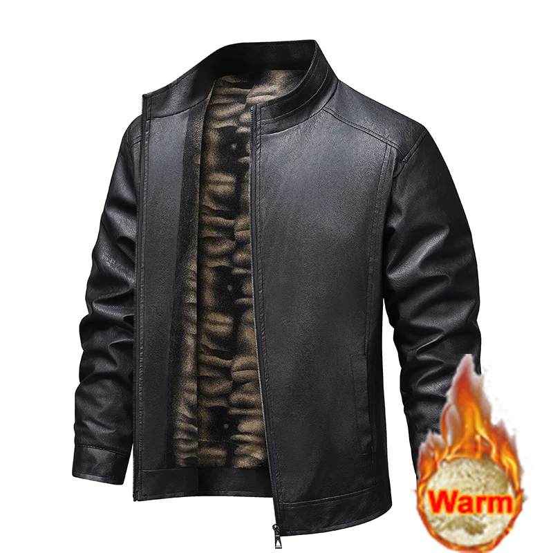 

Осенняя тонкая бархатная кожаная куртка для мужчин, новинка 2023 года, пальто, мужской топ, ветрозащитная мужская уличная одежда для отдыха, мотобайкерские куртки на молнии в стиле ретро