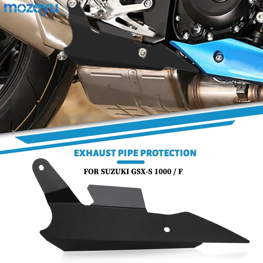 

For Suzuki GSXS1000 GSXS1000F GSXS1000 F 1000F GSX-S1000 S1000F 2015-2026 Exhaust Pipe Heat Shield Cover Muffler Protector Guard