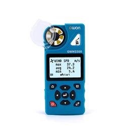 OWON OWM5500 Digital Smart Anemometer Handheld Wind Speed Meter Speed Measurement Temperature Tester With WIFI Remote Control