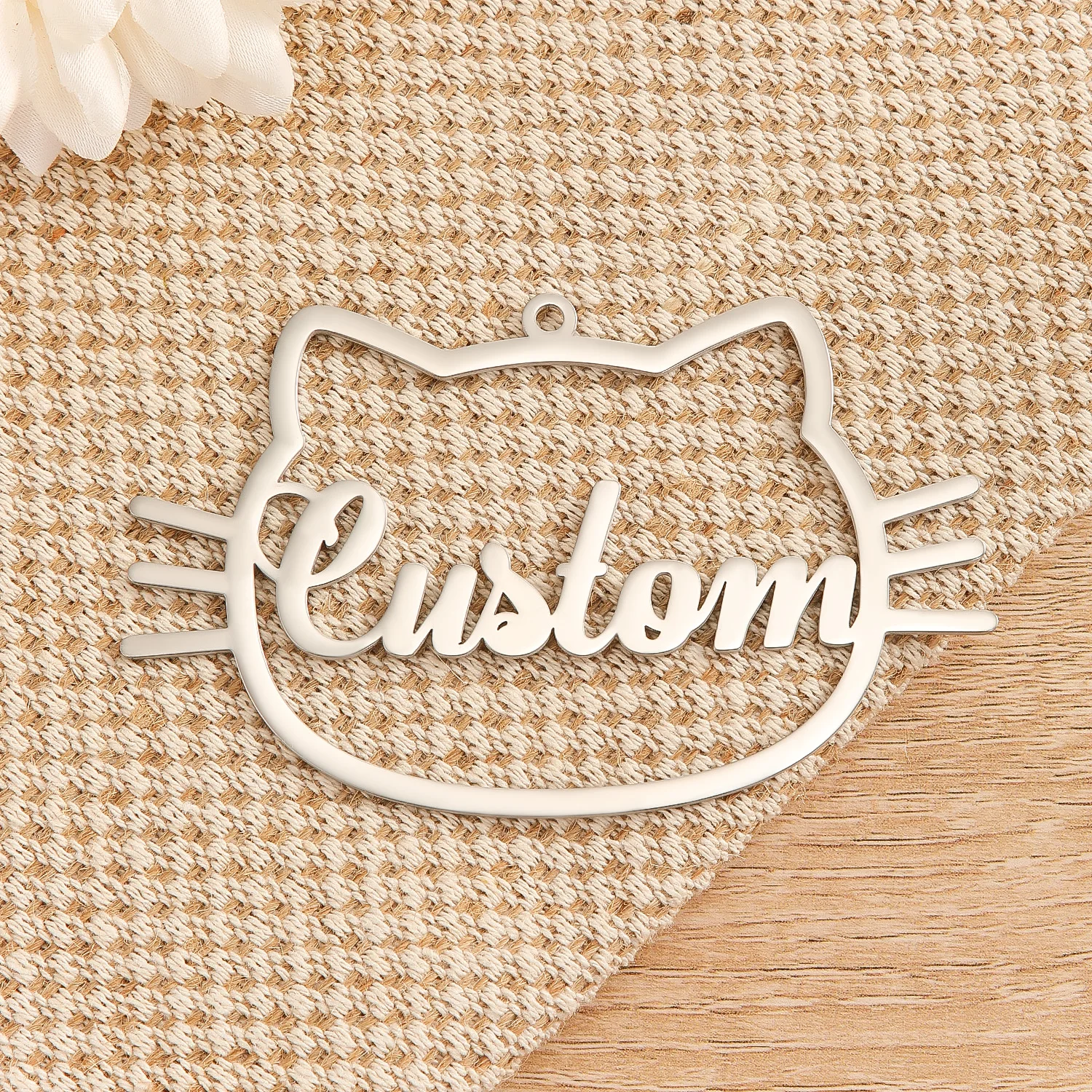 

Custom Name Unique Baking AccessoryStainless Steel Cake Topper - Personalized Dessert Table Decor for Parties, Memorable Gift