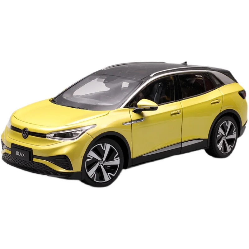 Diecast 1/18 Scale Volkswagen ID.4X Model Car SUV Simulation Alloy Play Vehicle Adult Collection Display Gifts for Children