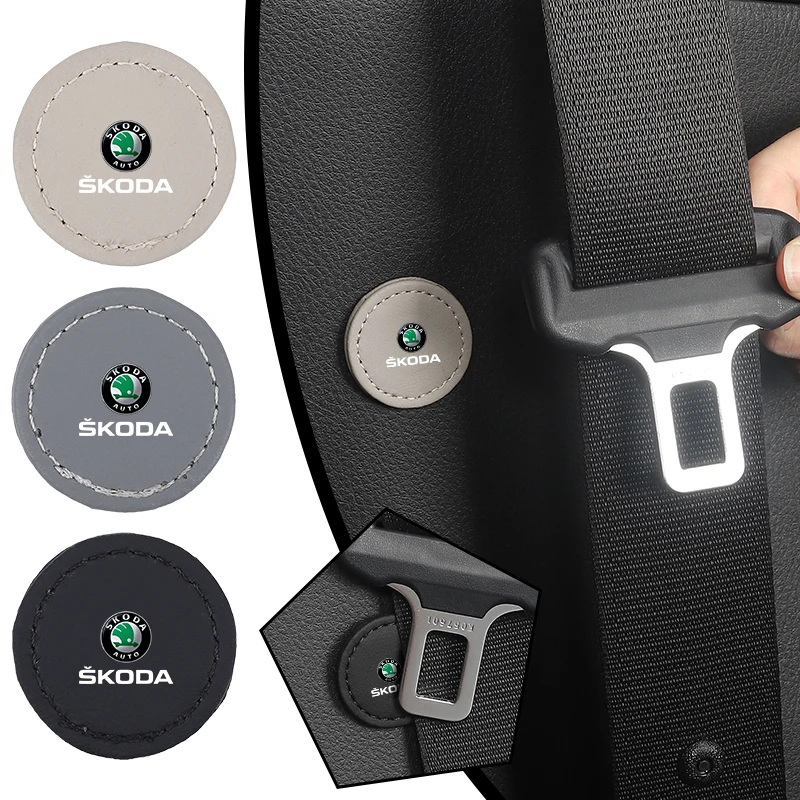 

Magnetic Car Seat Belt Limiter Stopper Stabilizer Accessories For Skoda Octavia 1 2 3 4 PRO Kodiaq Elroq Kylaq Kamiq Enyaq