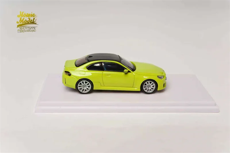 Howie Model 1:64 M2 G87 Purple/Sao Paulo yellow/Black Alloy Vehicle Collectible Car Model