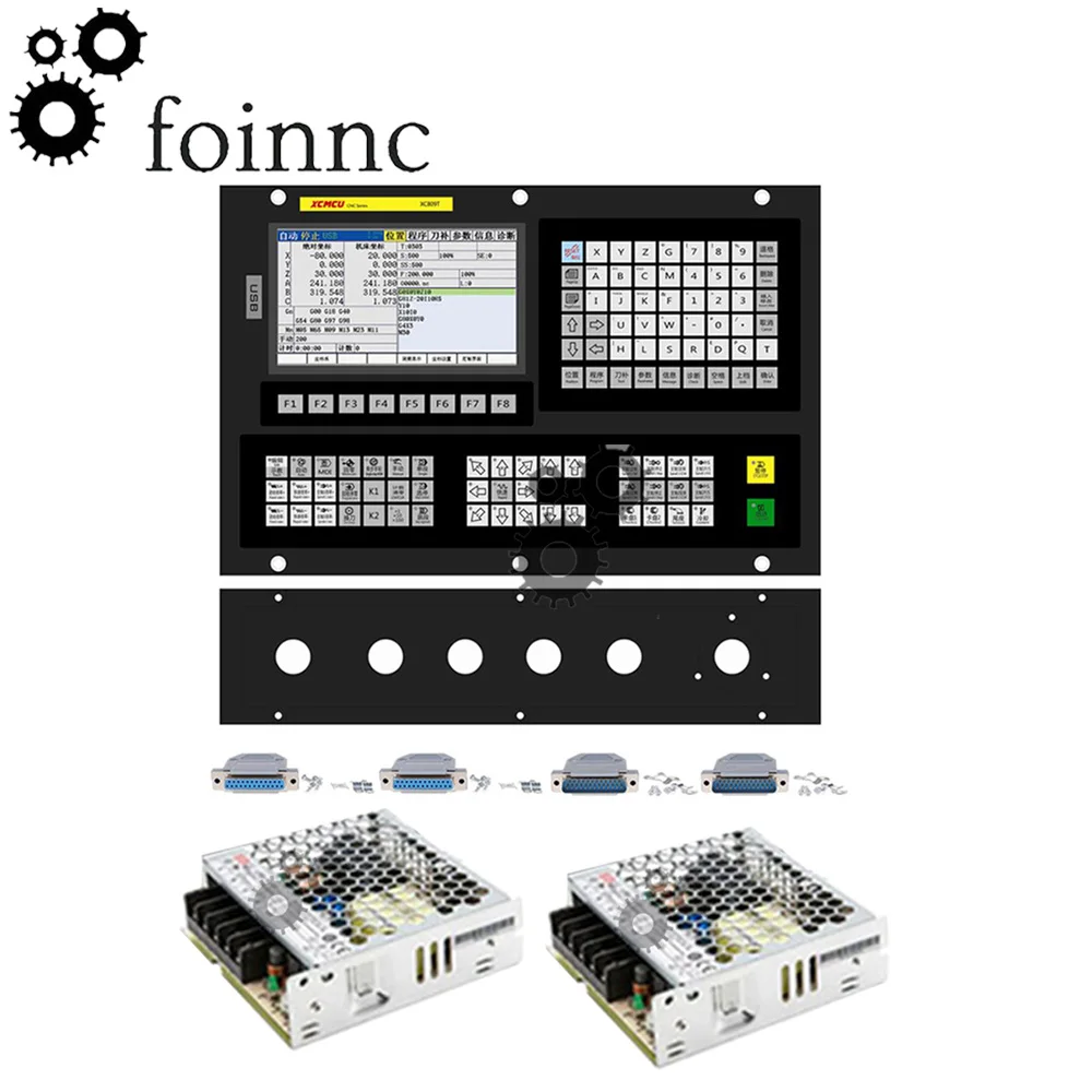 

Контроллер токарного станка Xc809t, 2/3/4/5/6 осей, многофункциональная система с ЧПУ, с поддержкой журнала инструментов, G-кода Atc Fanuc, цифровой шпиндель