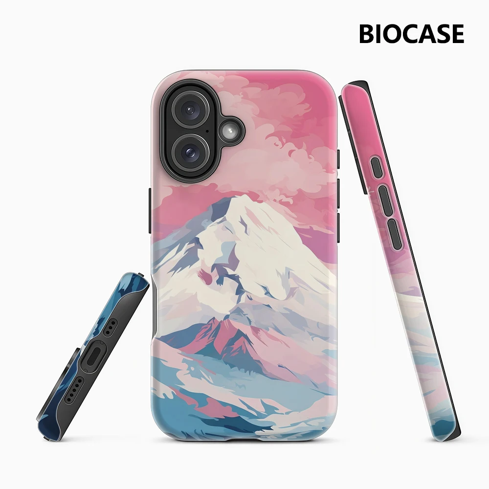 Pink Peak IPhone 17 Must-Haves Handyhülle für IPhone 17 16 15 14 13 12 128 Pro Max Plus Doppelschichtige Rückseite