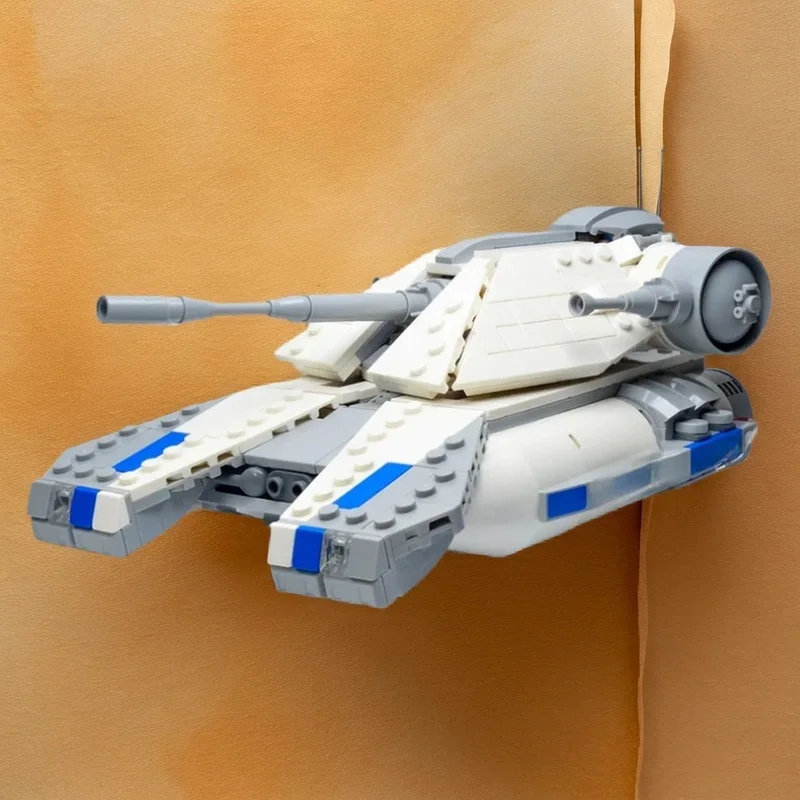 667pcs MOC TX Raxshir Class MBT Space Battle Galaxy SciFi Model Building Blocks Module Diorama Figure Ship Robot Train Toy Gift