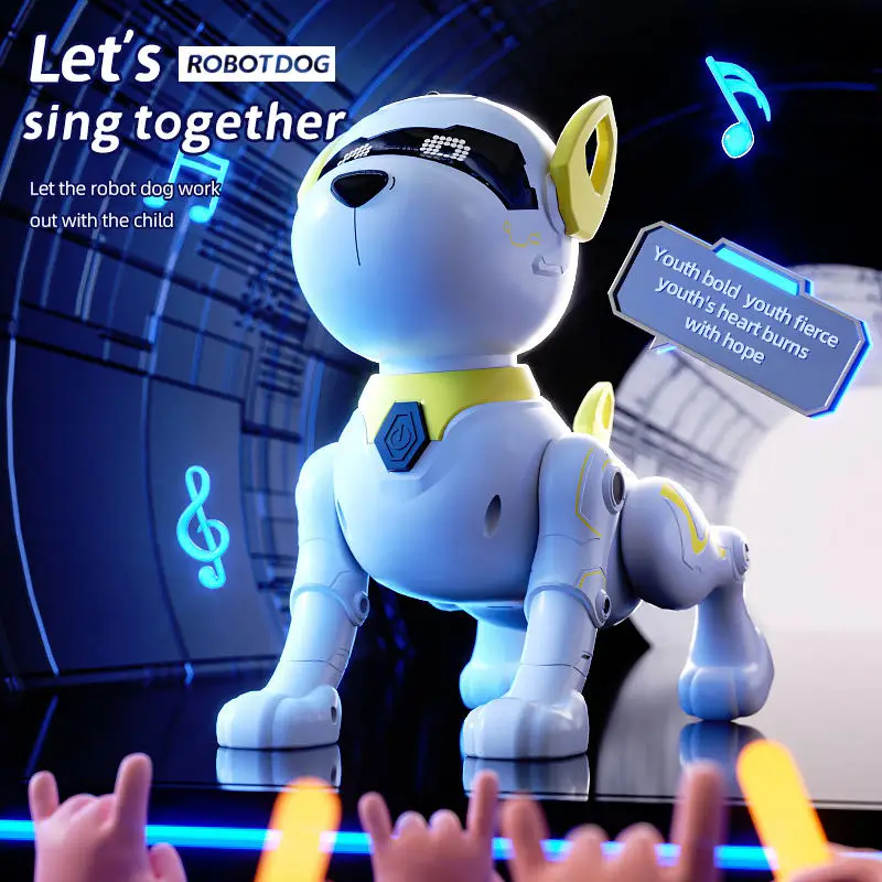 Stunt Programmazione intelligente Robot Cane Multifunzionale Touch RC Robot Elettrico Pet Cucciolo Bambini Giocattolo tecnico Regalo di Natale