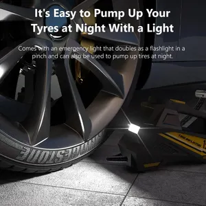 Şişirme lastik taşınabilir elektrikli hava pompası ile bir tel Kompresör hava araba, ve up-to-date, 12 V, 150PSI, motosiklet, top, bisiklet, balonları havaya uçurmak için üfleyicide 8 büyük satış-no. 7