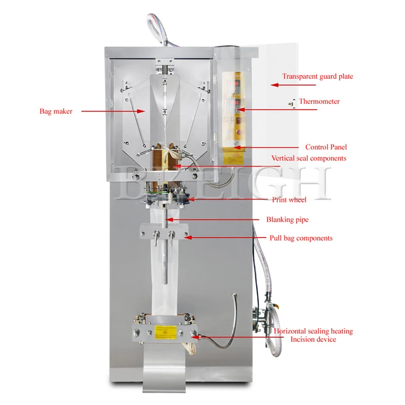 Multi Functional Liquid Pouch Packaging Machine Automatic Buffalo Milk Milk Beverage Filling Machine