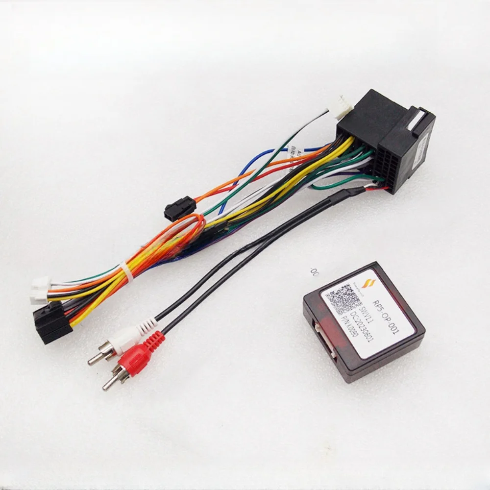 Car 16 Pin Wiring Harness Canbus Box RP5-OP- 001 For Opel Corsa 2007~2014 Android Audio Aftermarket Stereo Installation Wire