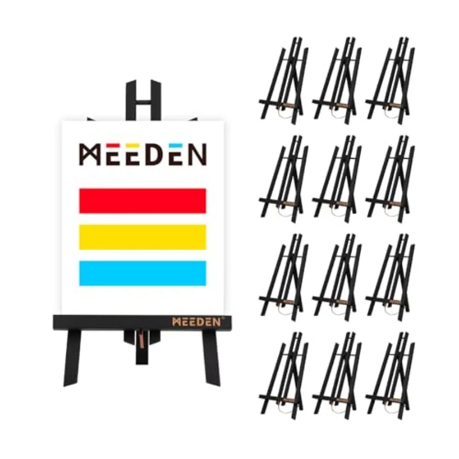 

Настольная подставка-мольберт: 16x12 дюймов, из соснового дерева, для рисования и демонстрации настольных работ - мини-мольберт для вывесок и картин