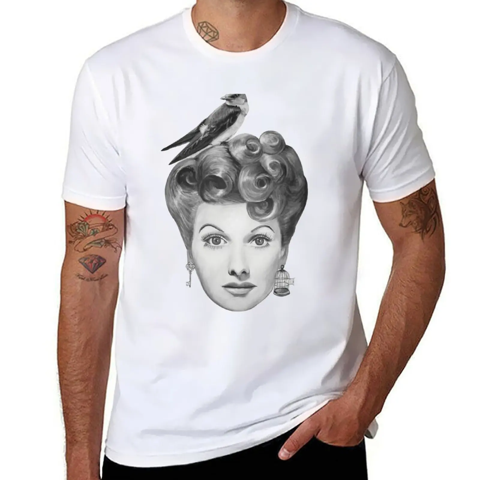 

Lucille Bird Ball T-Shirt funny t shirts dark humor t shirts for man cotton funny T-Shirt